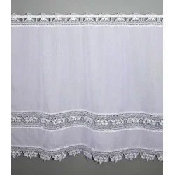 Spitzengardine Lisann in weiß groß