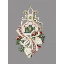 Plauener Spitze Fensterbild Kirche