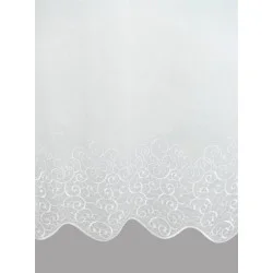 Stickereistore Sylvia in weiß detail