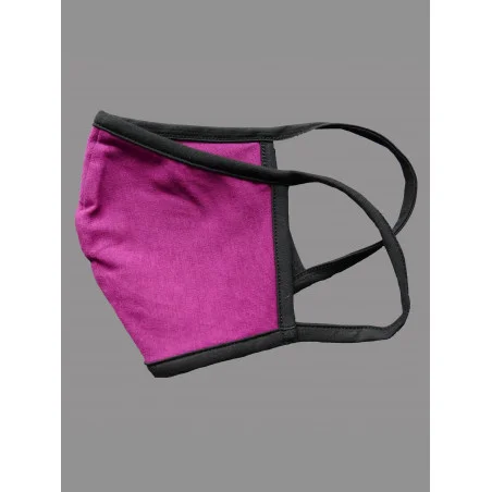 Mund-und Nasen-Maske Behelfs-Mundschutz lila seite