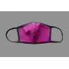 Mund-und Nasen-Maske Behelfs-Mundschutz lila vorn