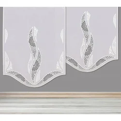 Elegante Schiebepaneele Carmen mit Bogen in weiß