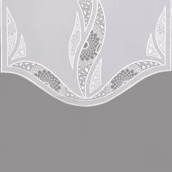 Elegante Schiebepaneele Carmen mit Bogen in weiß detail