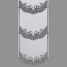 Schiebepaneele Gloria in schwarz-silber einzeln