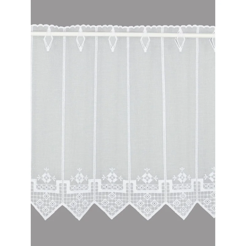Stickerei-Kurzgardine Nina klein