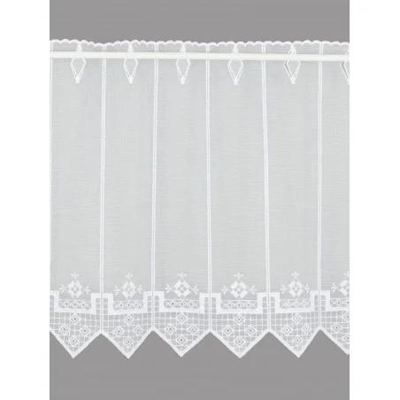 Stickerei-Kurzgardine Nina klein