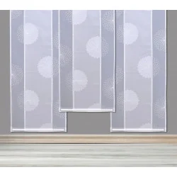 Elegante Schiebepaneele Circle in weiß