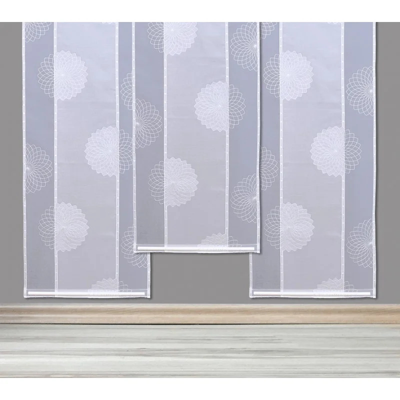 Elegante Schiebepaneele Circle in weiß