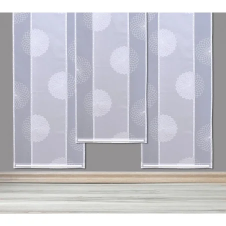 Elegante Schiebepaneele Circle in weiß