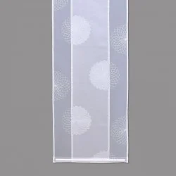 Elegante Schiebepaneele Circle in weiß einzeln