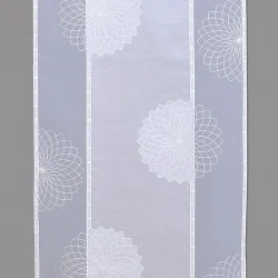 Elegante Schiebepaneele Circle in weiß ausschnitt