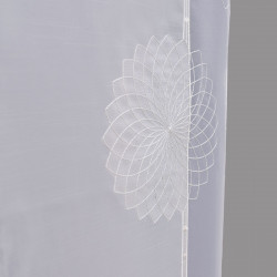 Elegante Schiebepaneele Circle in weiß detail