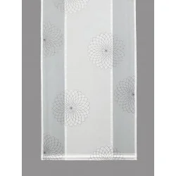 Schiebepaneele Circle in ecrü-schwarz