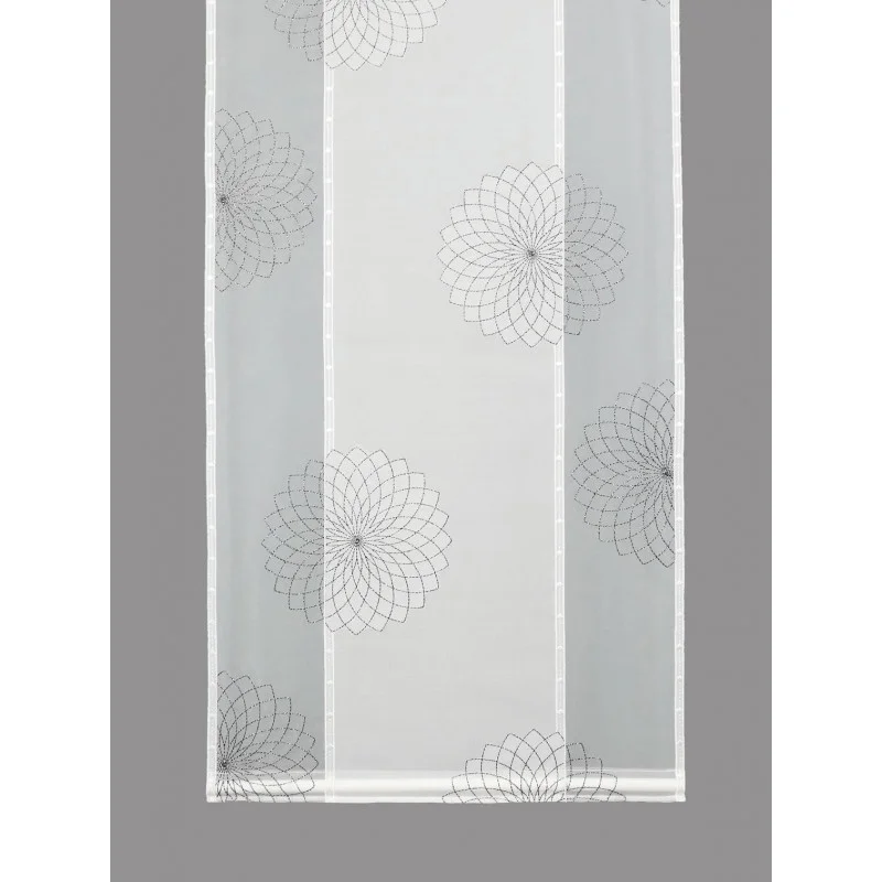 Schiebepaneele Circle in ecrü-schwarz