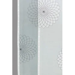 Schiebepaneele Circle in ecrü-schwarz detail