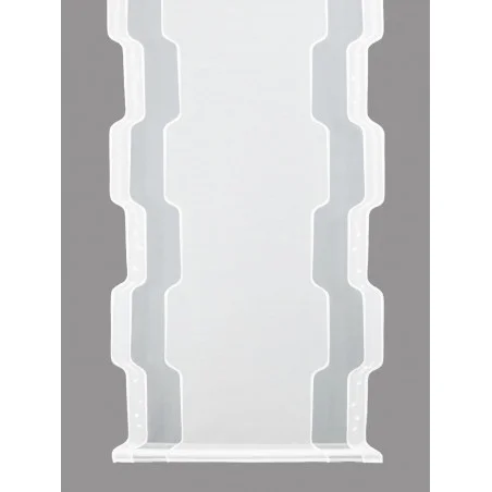 Schiebepaneele ohne Elemente in weiß