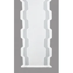 Schiebepaneele ohne Elemente in weiß lang