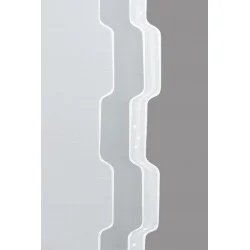 Schiebepaneele ohne Elemente in weiß detail