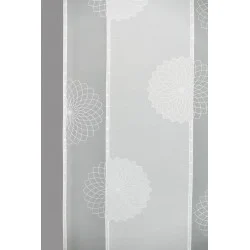 Schiebepaneele Circle in ecrü-silber detail