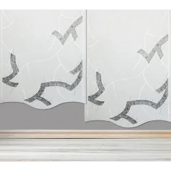 Schiebepaneele Indra in ecrü-anthrazit