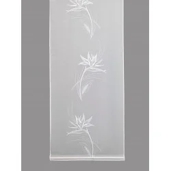 Schiebepaneele Strelitzie in weiß