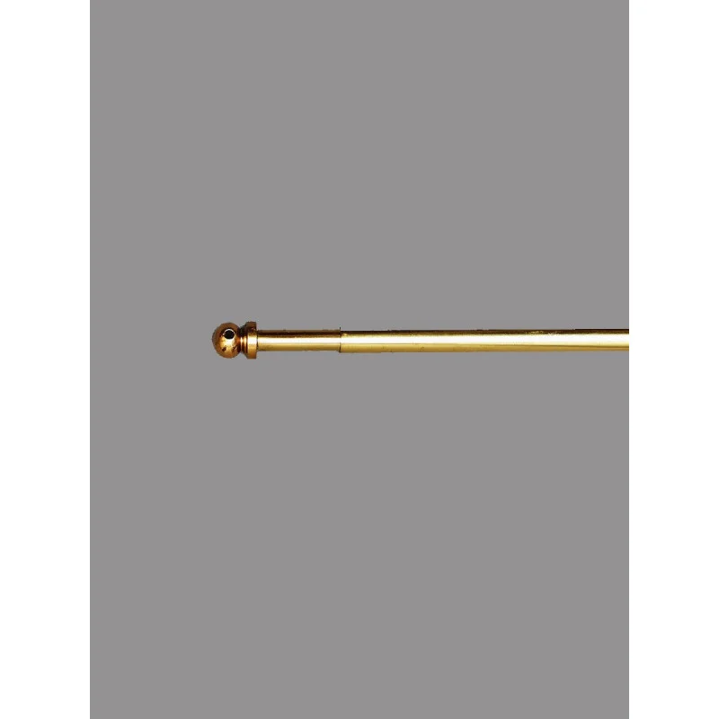 Ausziehbare Vitragen- und Beschwerstange in gold