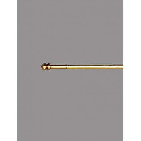 Ausziehbare Vitragen- und Beschwerstange in gold