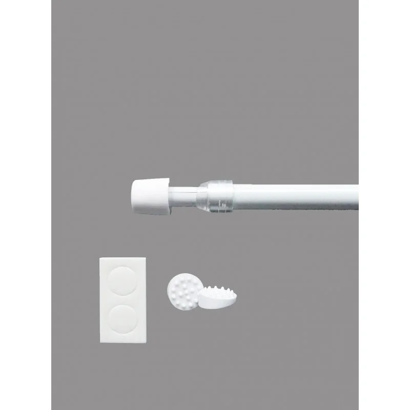 Praktische Pinn-soft Gardinenstangen in weiß