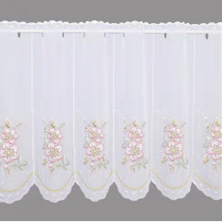 Scheibengardine Wildrose gross