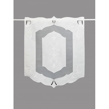 Plauener Stickerei-Scheibenhänger Michaela 38x45 cm