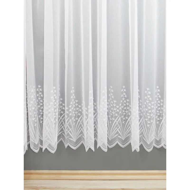 Stickereigardine Gräser