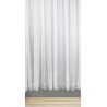Weißer Fenster-Store mit Gräser-Stickerei aus echter Plauener Spitze für eine zeitlos-elegante Wohnatmosphäre.
