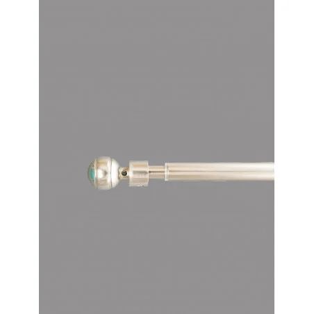 Beschwerstange / Scheibengardinen-Stange Jupiter in edelstahl-optik