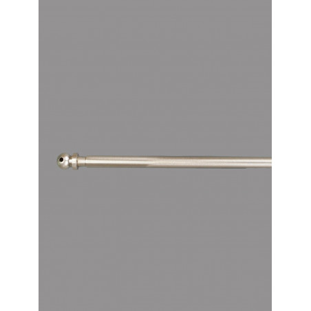 Beschwerstange / Scheibengardinen-Stange Kugel in nickel matt