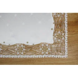 Mitteldecke Goldene Sternchen detail