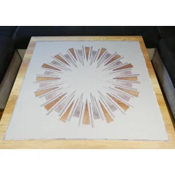 Mitteldecke Starletta grau