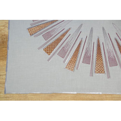 Mitteldecke Starletta grau detail
