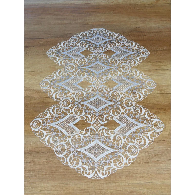 Spitzenläufer Sternentraum in silber