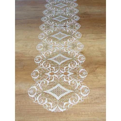 Zarter Plauener Spitzenläufer Sternentraum in gold