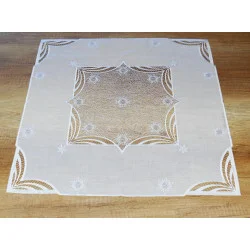 Tischwäsche Flockentanz silber