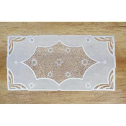 Tischwäsche Flockentanz gold Läufer