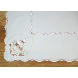 Stickereidecken Winterkirche detailbild