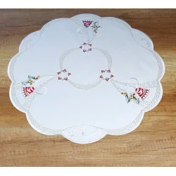 Weihnachtsdecken Sternenklang rund