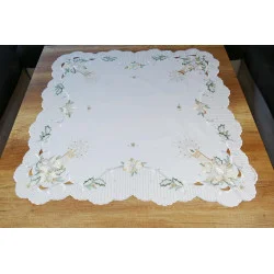 Mitteldecke Kerzentraum in creme-gold