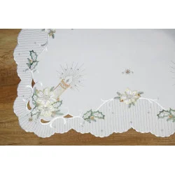 Tischwäsche Kerzentraum in creme-gold Detailbild