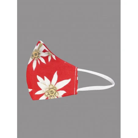 Mund-und Nasen-Maske Behelfs-Mundschutz Edelweiss