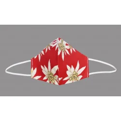 Mund-und Nasen-Maske Behelfs-Mundschutz Edelweiss