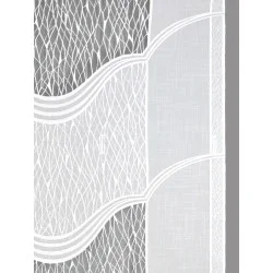 Schiebepaneele Denise in weiß detail