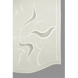 Moderne Flächengardine Alyssa in natur Detailbild