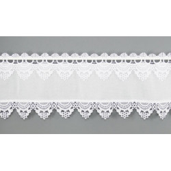 Landhausgardine Marie 25 cm hoch